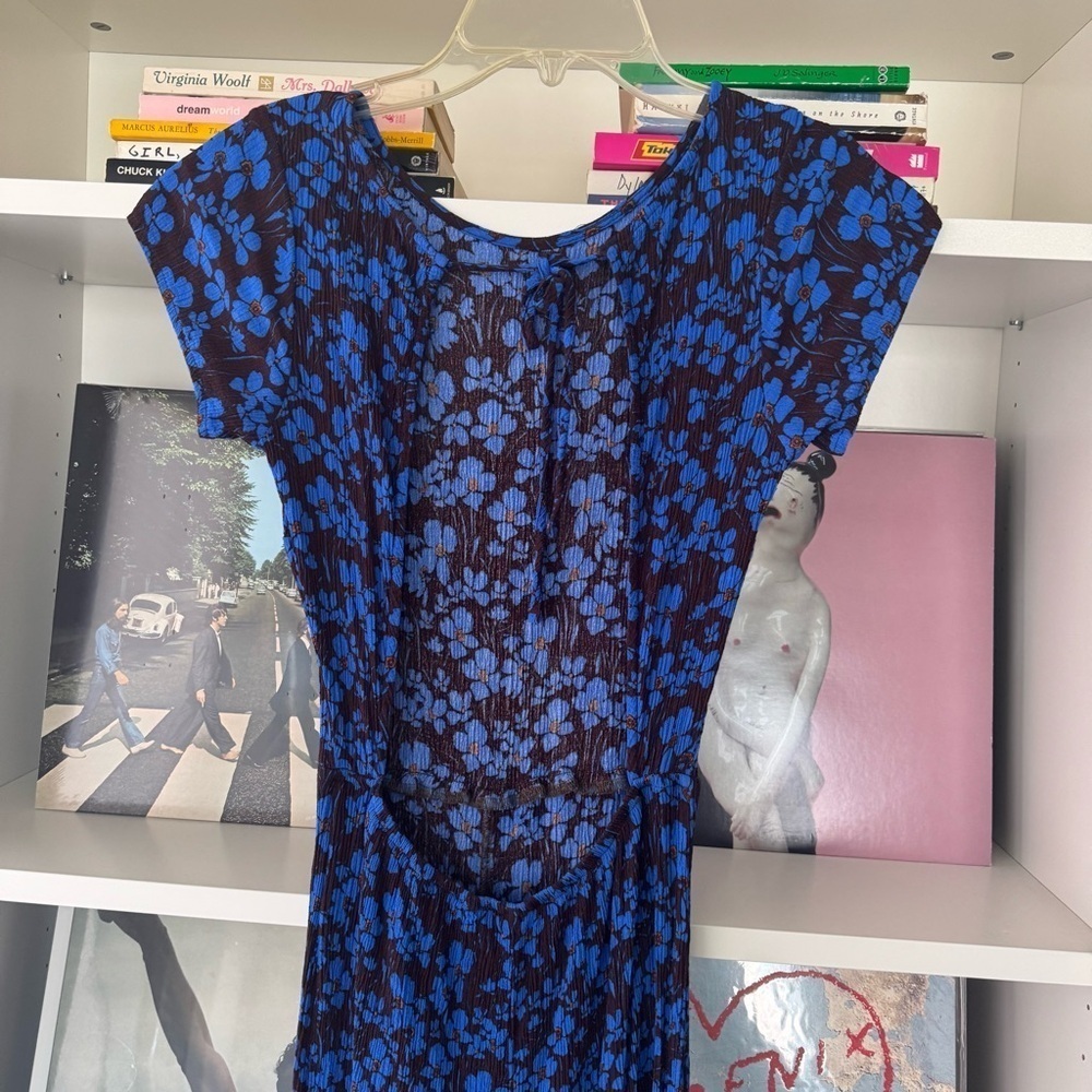 FREE PEOPLE Blue Floral Hailee Jumpsuit - Picture 7 of 8